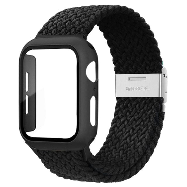 Braided Loop Watch Band With Case Black 1 / 38mm DP2205161S01&DP191201S01
