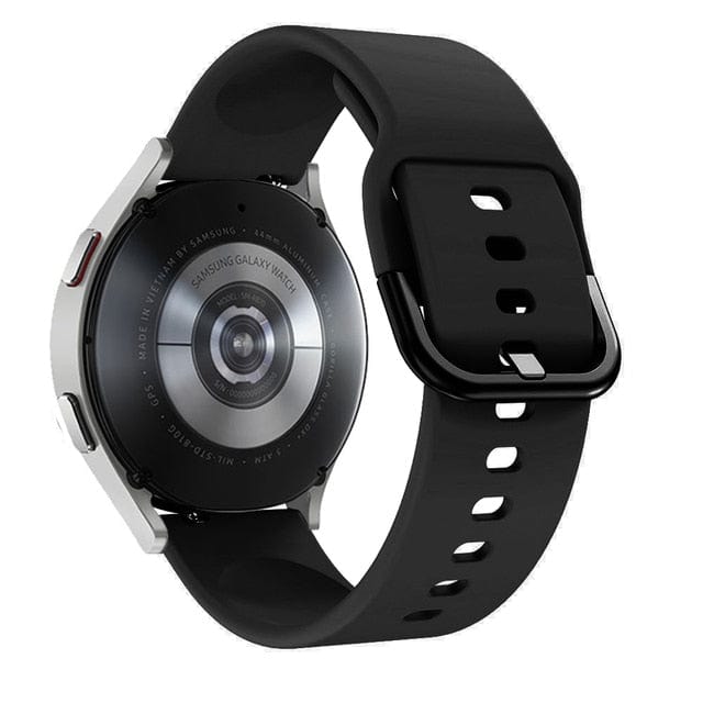 Silicone Sports Watch Band For Samsung Black / 20mm DS191111S03