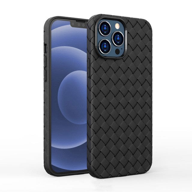 Braided Silicone Phone Case For iPhone 7/8 / Black CM20220421-06-iPhone 7 8-Black