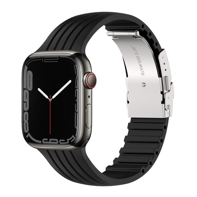 Buckle Sports Watch Band Black / 38mm, 40mm & 41mm DP2205231S02