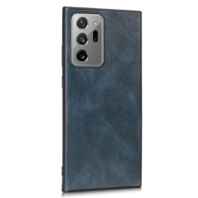 Slim Leather Case For Samsung Galaxy Galaxy S20 / Blue W210220A-S20-Blue
