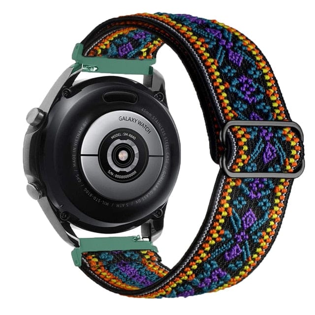 Adjustable Nylon Sports Watch Band For Samsung Boho / 20mm DS2105242S21
