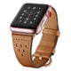 Tapered Leather Watch Band Brown 40mm, 41mm & 42mm Parkfield Supplies