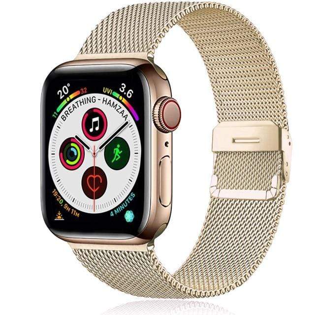 Milanese Stainless Steel Watch Band Champagne Gold / 38mm, 40mm & 41mm DP20923S04