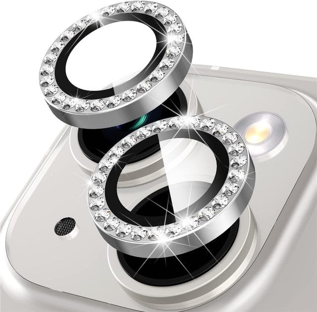 iPhone Camera Protector Rhinestone Silver / iPhone 11 CM20230403-A-01-iPhone 11-Diamond Silver