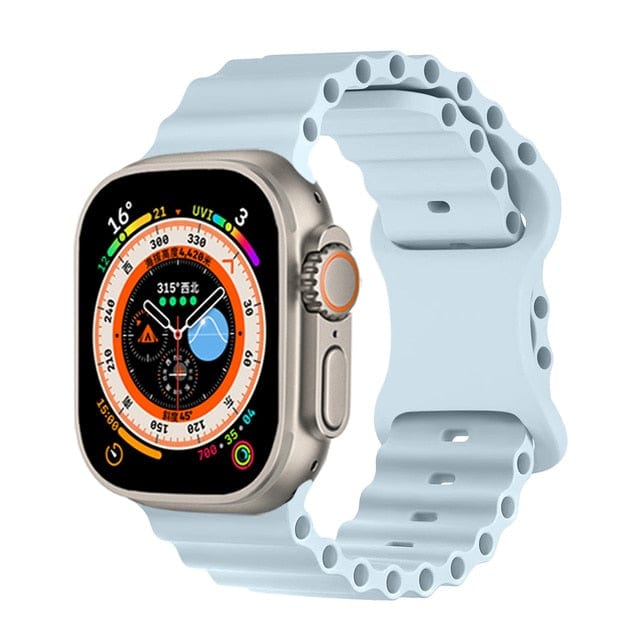Tubular Sports Watch Band Light Blue / 38mm, 40mm & 41mm DP2211171S05