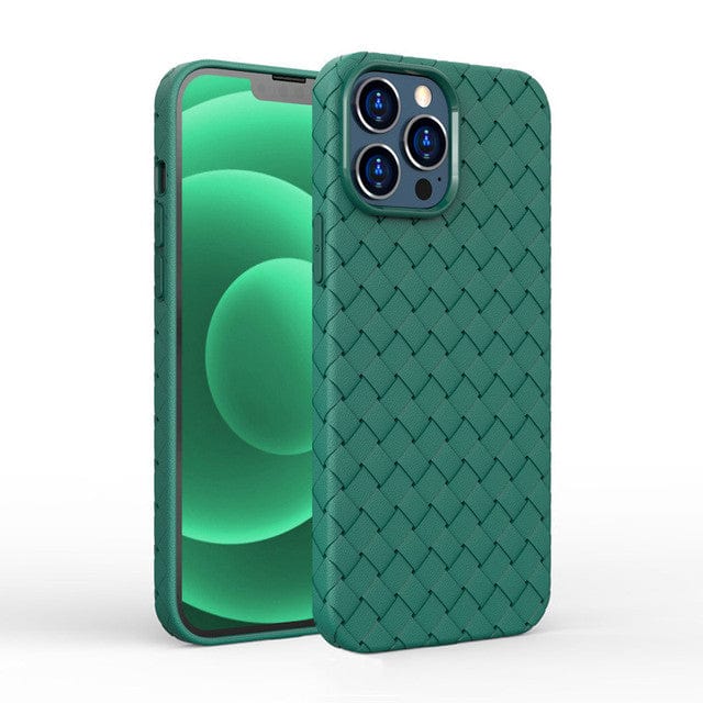 Braided Silicone Phone Case For iPhone 7/8 / Green CM20220421-06-iPhone 7 8-Green