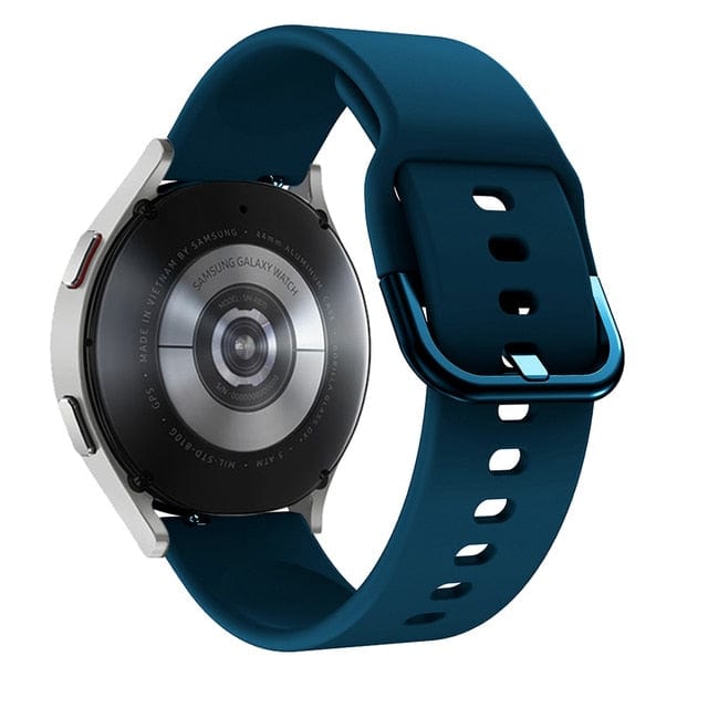 Silicone Sports Watch Band For Samsung Indigo Blue / 20mm DS191111S05