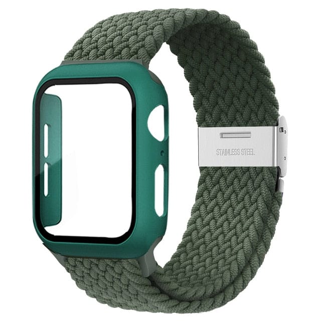 Braided Loop Watch Band With Case Inverness Green / 38mm DP2205161S07&DP191201S03