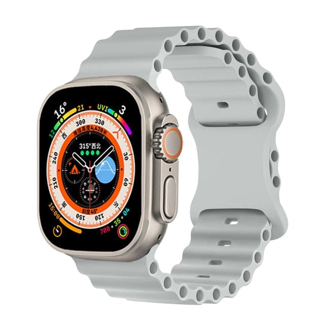 Tubular Sports Watch Band Light Grey / 38mm, 40mm & 41mm DP2211171S03