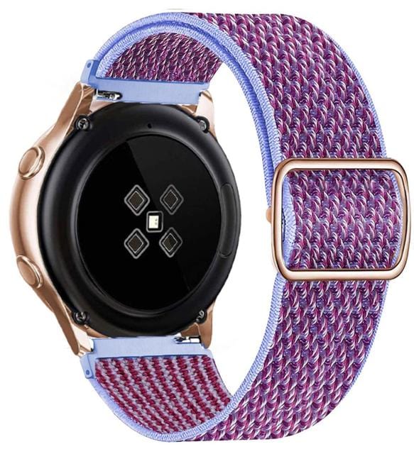 Adjustable Nylon Sports Watch Band For Samsung Printed Lilac / 20mm DP2106281S10
