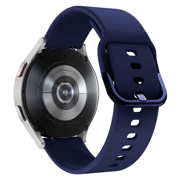 Silicone Sports Watch Band For Samsung Midnight Blue / 20mm DS191111S09