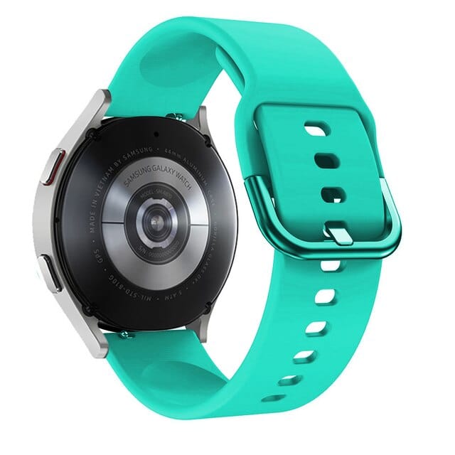 Silicone Sports Watch Band For Samsung Turquoise / 20mm DS191111S10