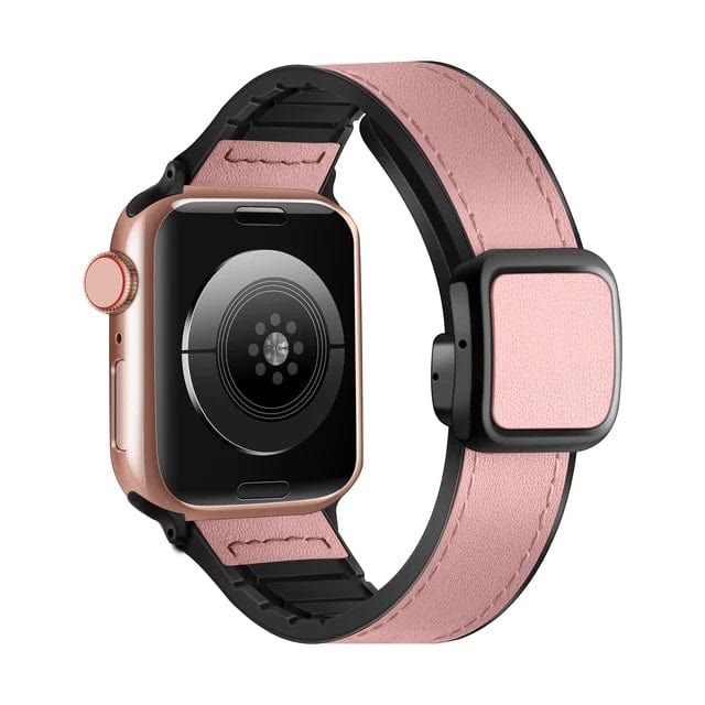 Leather Sport Watch Band Pink / 38mm, 40mm & 41mm DP2312151S05