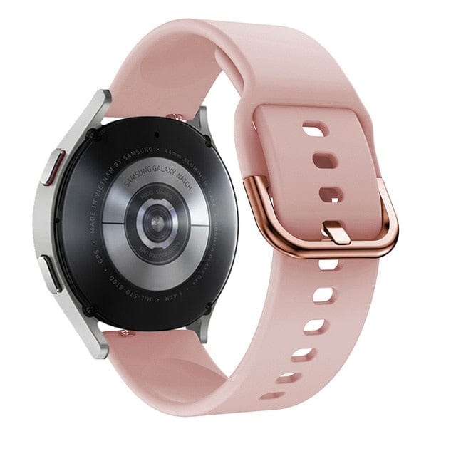 Silicone Sports Watch Band For Samsung Sand Pink / 20mm DS191111S06