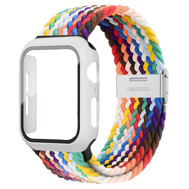 Braided Loop Watch Band With Case Multicolor A / 38mm DP2205161S11&DP191201S02