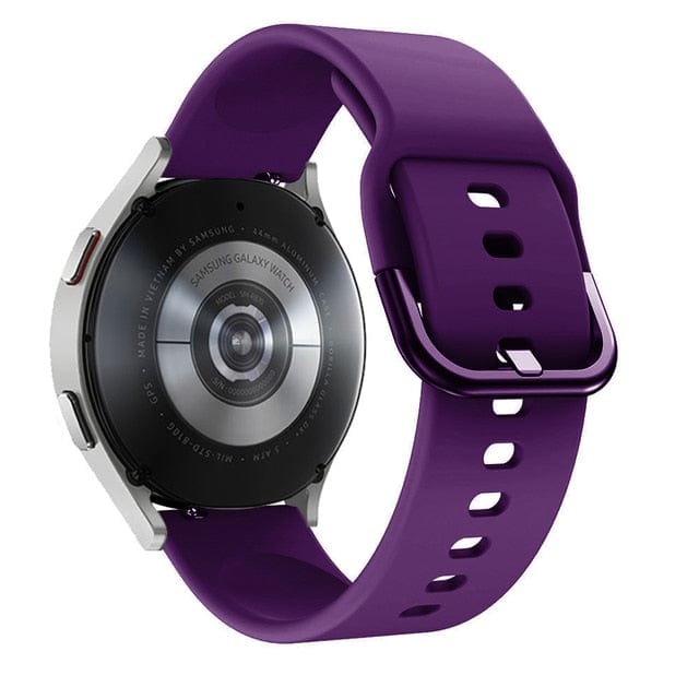 Silicone Sports Watch Band For Samsung Purple / 20mm DS191111S14