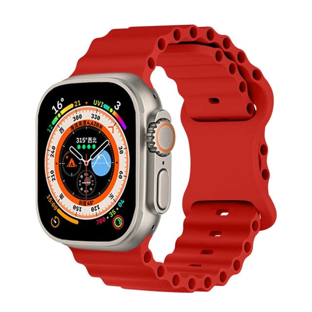 Tubular Sports Watch Band Red / 38mm, 40mm & 41mm DP2211171S10