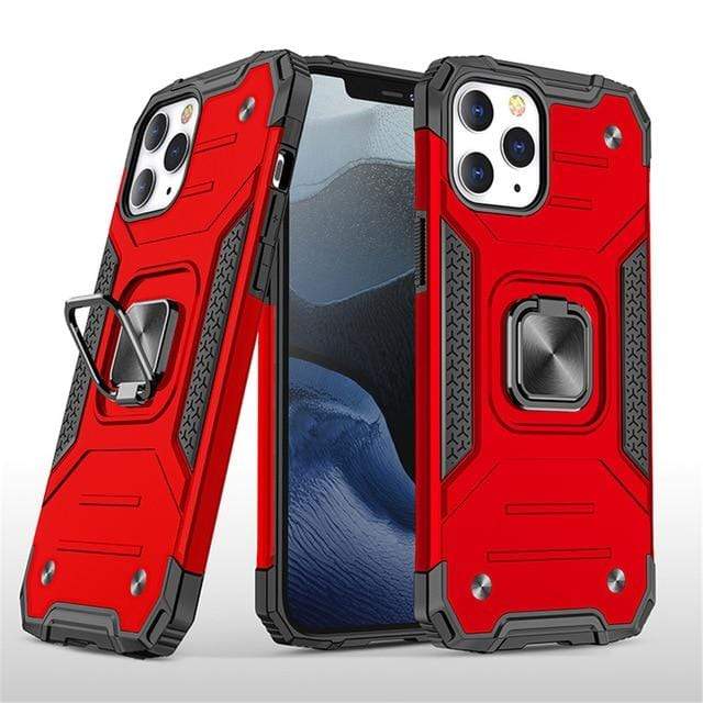 Magnetic Shockproof Phone Case iPhone 6 / Red Y10142-Red-ForiPhone6