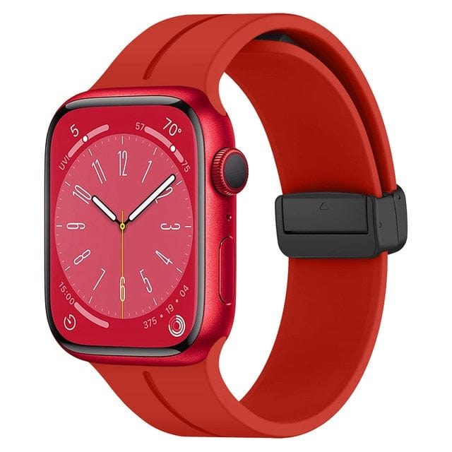 Magnetic Buckle Sports Watch Band Red / 38mm, 40mm & 41mm DP2211041S14