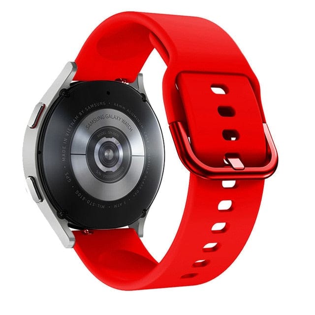 Silicone Sports Watch Band For Samsung Red / 20mm DS191111S15