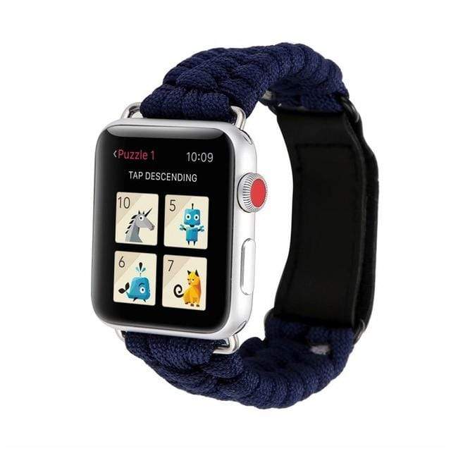 Survival Paracord Watch Band Royal Blue / 38mm, 40mm & 41mm DP191212S07