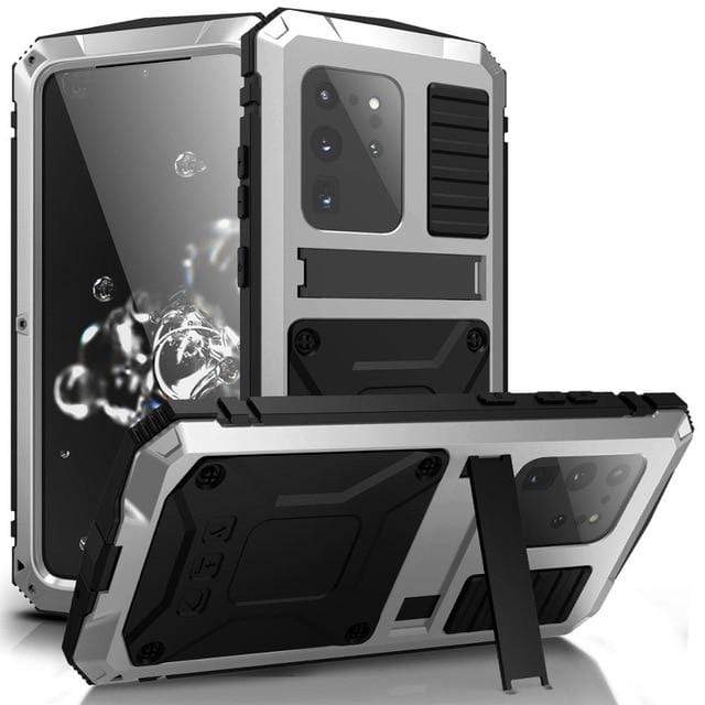 Heavy Duty Case with Kickstand For Samsung Galaxy Samsung S20 Plus / Silver C2020040502-7