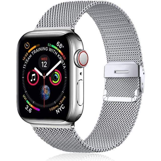 Milanese Stainless Steel Watch Band Silver / 38mm, 40mm & 41mm DP20923S01
