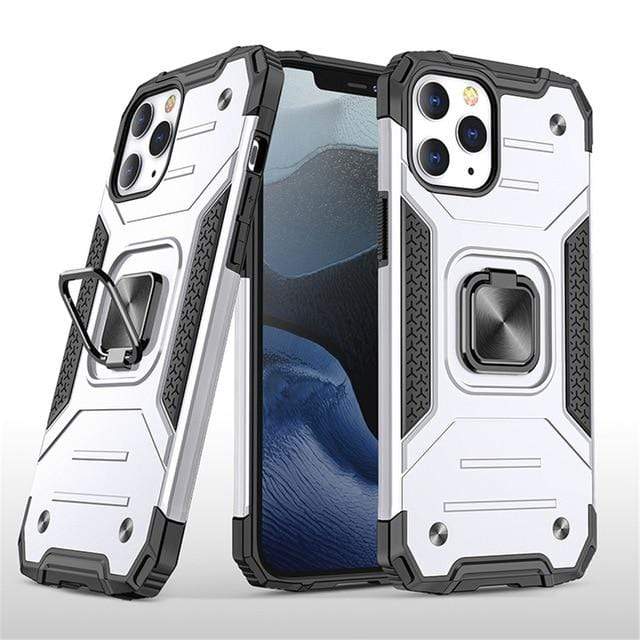Magnetic Shockproof Phone Case iPhone 6 / Silver Y10142-Sliver-ForiPhone6