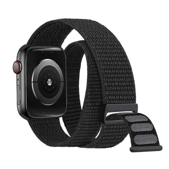 Double Tour Nylon Watch Band Summit Black / 38mm, 40mm & 41mm DP2208291S09