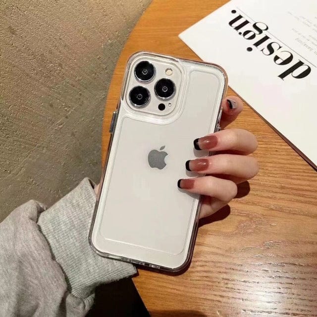 Clear Shockproof Phone Case For iPhone 7/8 / Transparent CM20220215-A-01-iPhone 7/8-Transparent