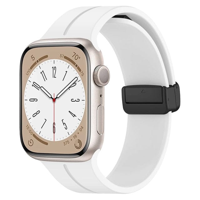Magnetic Buckle Sports Watch Band White / 38mm, 40mm & 41mm DP2211041S06