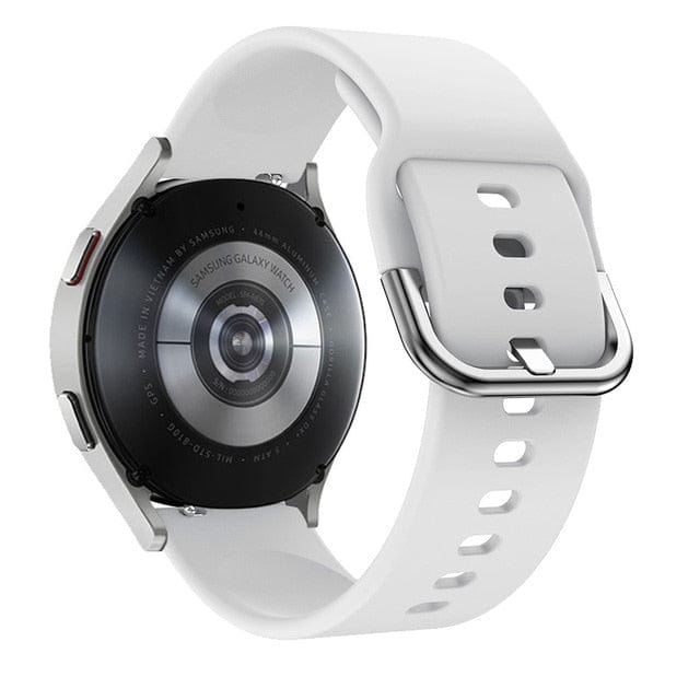 Silicone Sports Watch Band For Samsung White / 20mm DS191111S01