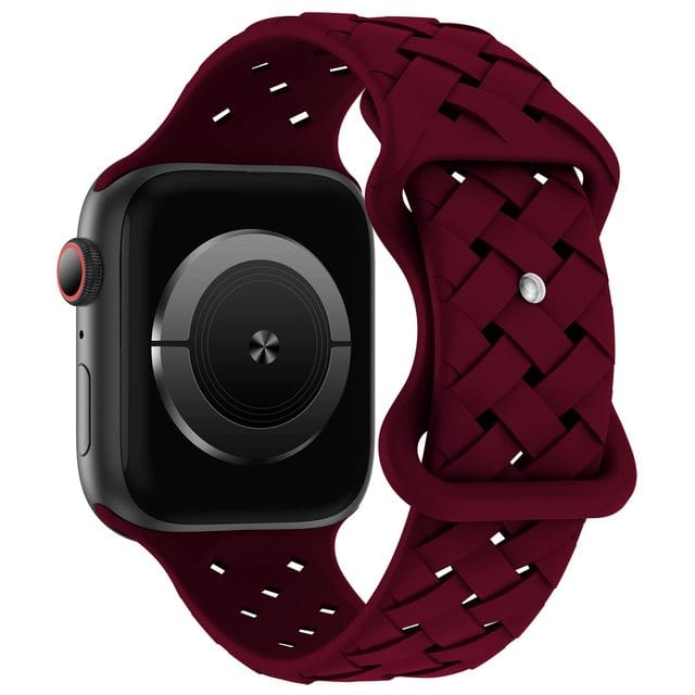 Braided Sports Watch Band Wine Red / 38mm, 40mm & 41mm DP2306154S08