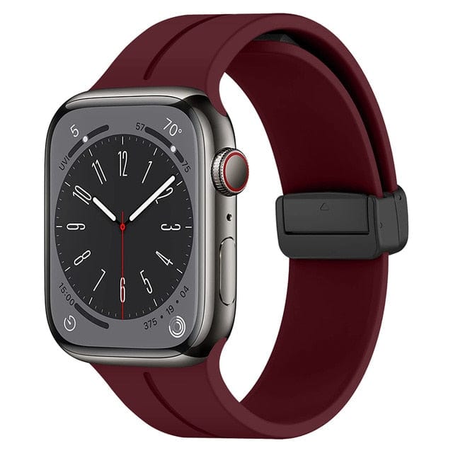 Magnetic Buckle Sports Watch Band Wine Red / 38mm, 40mm & 41mm DP2211041S08