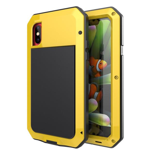Tough Case For iPhone - Heavy Duty Apple Phone Cover, iPhone XS Max / Yellow Tough Case For iPhone - Heavy Duty Apple Phone Cover, iPhone XS Max / Yellow