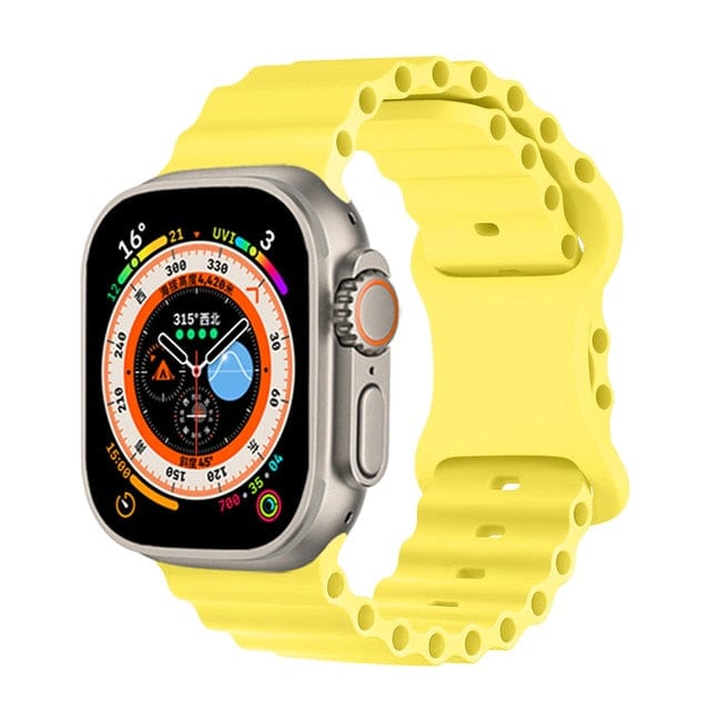 Tubular Sports Watch Band Yellow / 38mm, 40mm & 41mm DP2211171S04