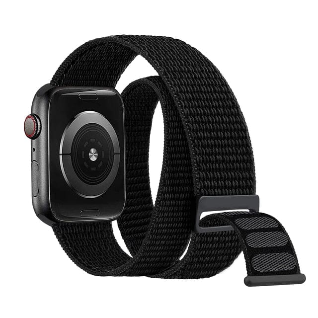 Double Tour Nylon Watch Band Black / 38mm, 40mm & 41mm DP2208291S01