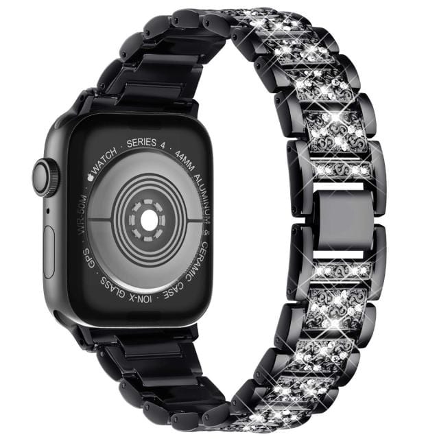 Diamond Watch Band Black / 38mm, 40mm & 41mm DP180301S02
