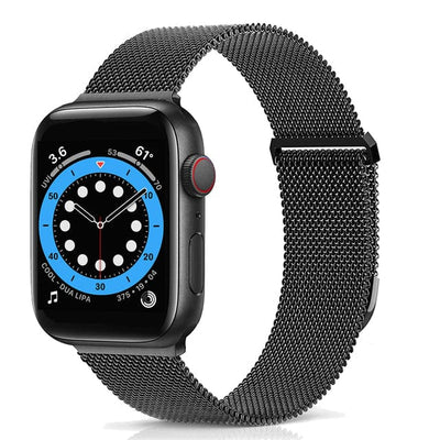 Milanese Loop Stainless Steel Watch Band Black / 38mm, 40mm & 41mm DP2207052S02