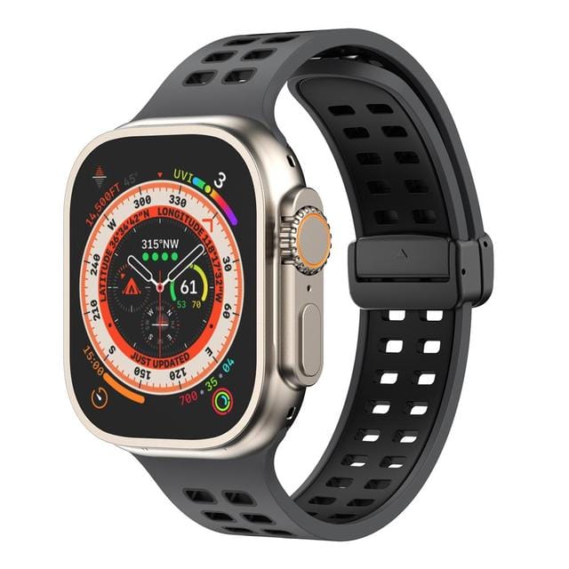 Breathable Magnetic Sports Watch Band Black Black/ Black / 38mm, 40mm & 41mm DP2303154S01