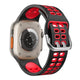 2 Tone Sports Watch Band Black Red / 38mm, 40mm & 41mm DP2210251S02