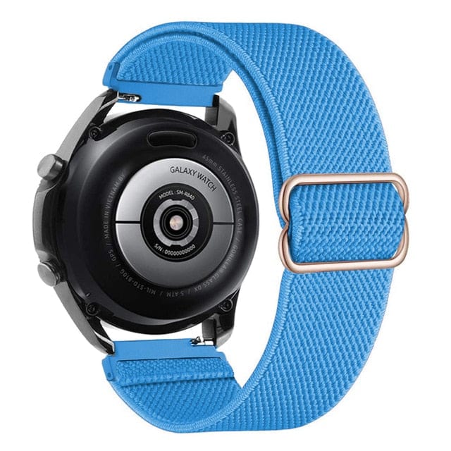 Adjustable Nylon Sports Watch Band For Samsung Blue / 20mm DS2105242S11