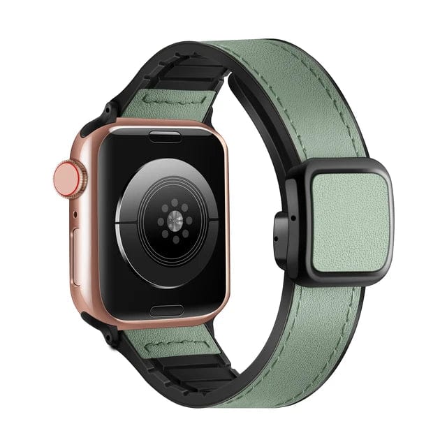 Leather Sport Watch Band Green / 38mm, 40mm & 41mm DP2312151S07