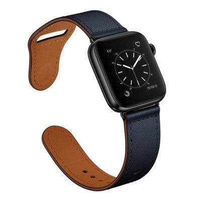 Leather Loop Watch Band Deep Blue / 38mm / 40mm / 41mm DP190824S05