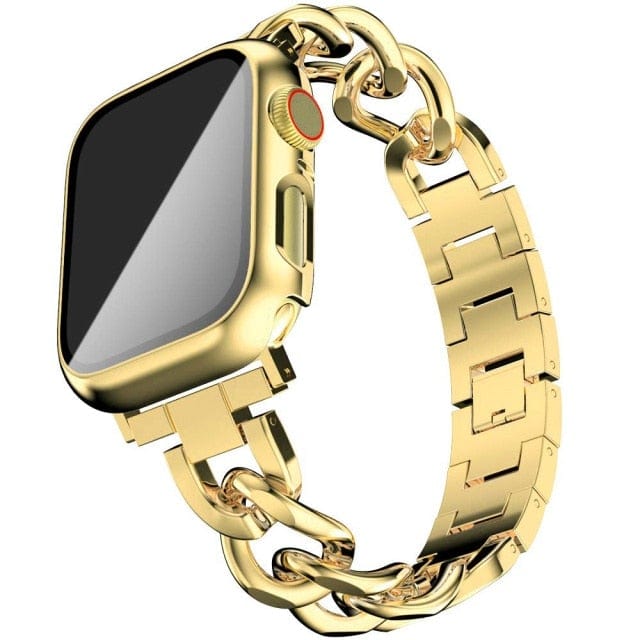 Cuban Link Watch Band Gold / 38mm DP180868S04&DP204228S04