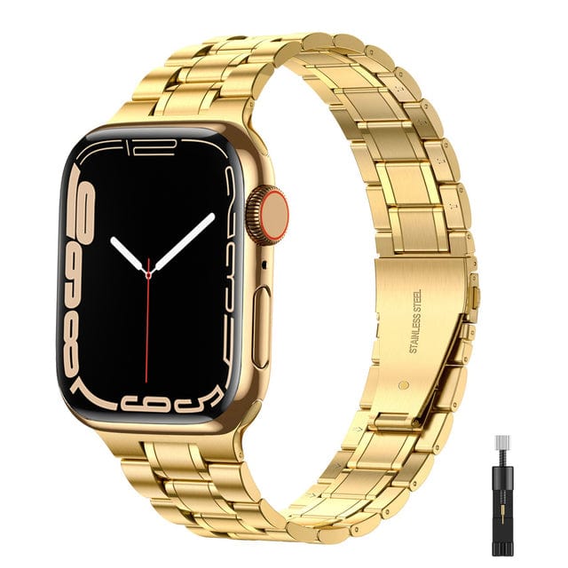 Stainless Steel Watch Band + FREE Band Adjuster Tool Gold / 38mm / 40mm / 41mm DP2206171S03&DX0921100