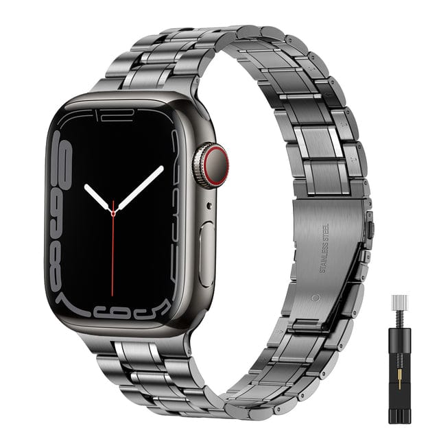 Stainless Steel Watch Band + FREE Band Adjuster Tool Gray / 38mm / 40mm / 41mm DP2206171S05&DX0921100