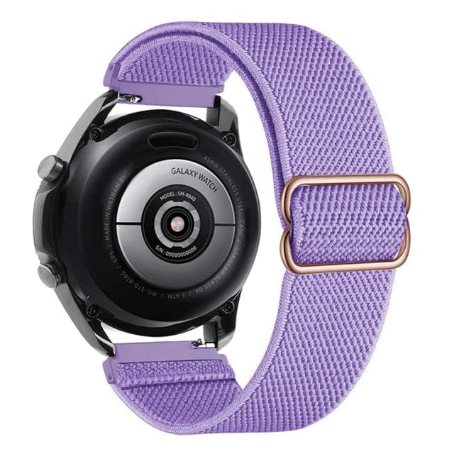 Adjustable Nylon Sports Watch Band For Samsung Lilac / 20mm DS2105242S26