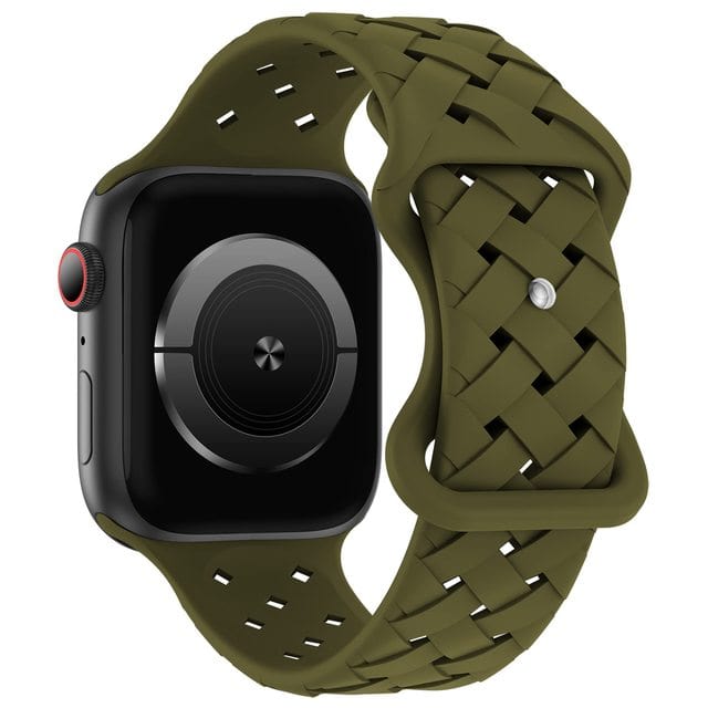 Braided Sports Watch Band Olive green / 38mm, 40mm & 41mm DP2306154S07